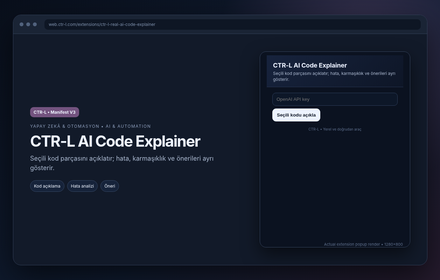 CTR-L AI Code Explainer