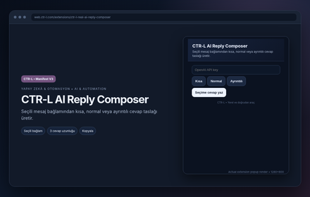 CTR-L AI Reply Composer