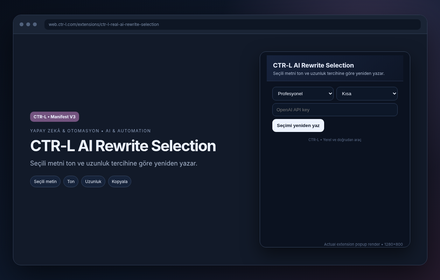 CTR-L AI Rewrite Selection