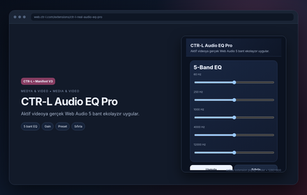 CTR-L Audio EQ Pro