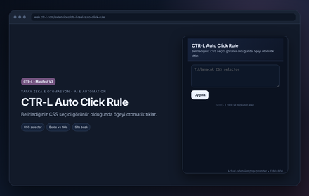 CTR-L Auto Click Rule