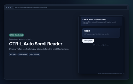 CTR-L Auto Scroll Reader