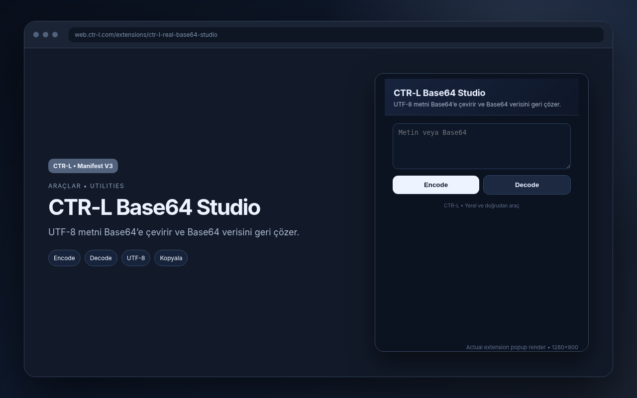CTR-L Base64 Studio media preview.