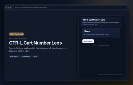CTR-L Cart Number Lens