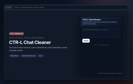 CTR-L Chat Cleaner