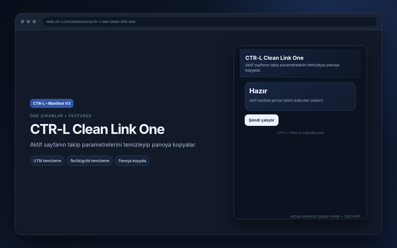 CTR-L Clean Link One media preview.