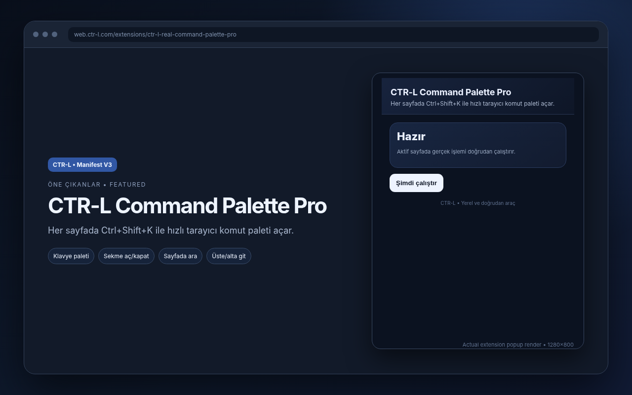CTR-L Command Palette Pro media preview.