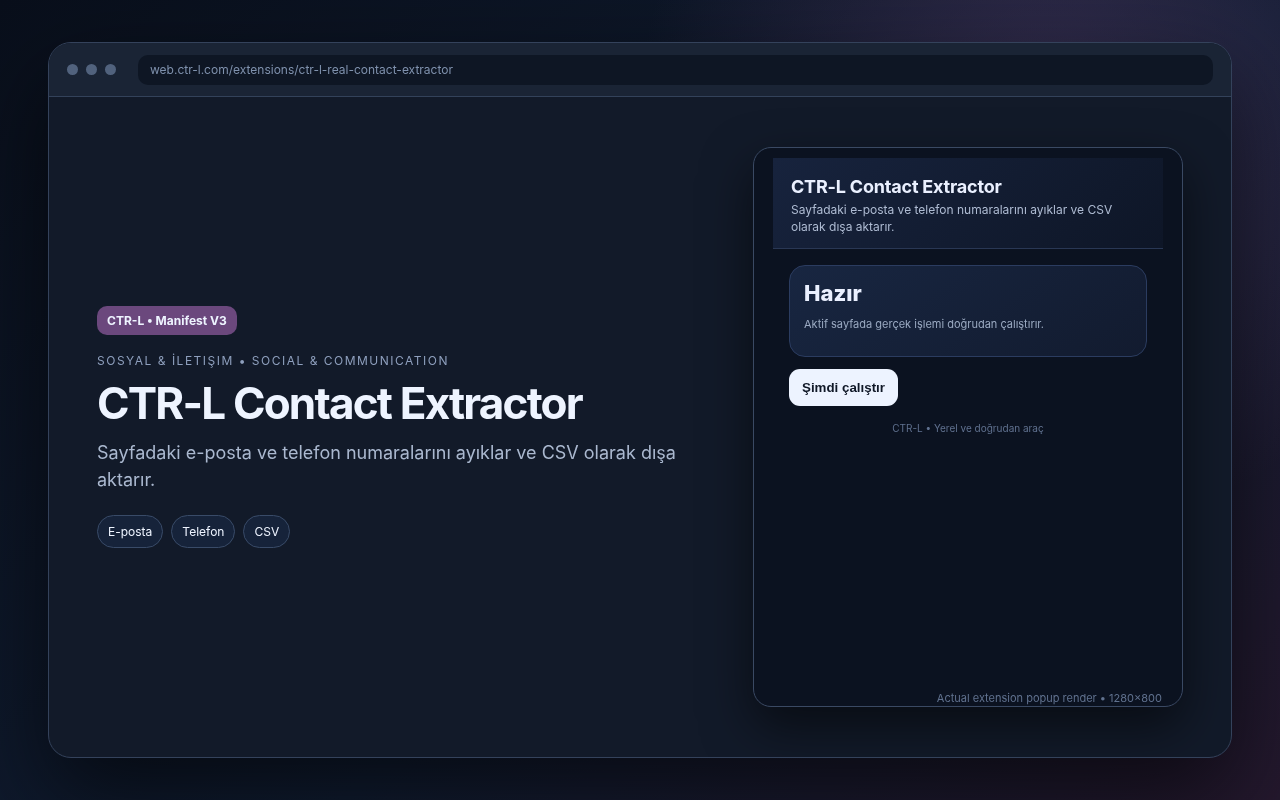 CTR-L Contact Extractor media preview.