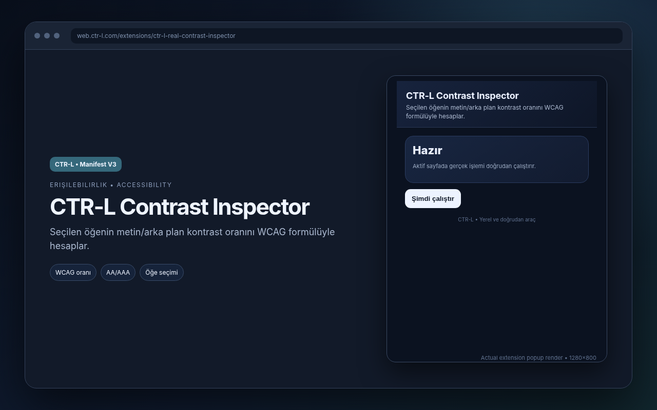 CTR-L Contrast Inspector media preview.
