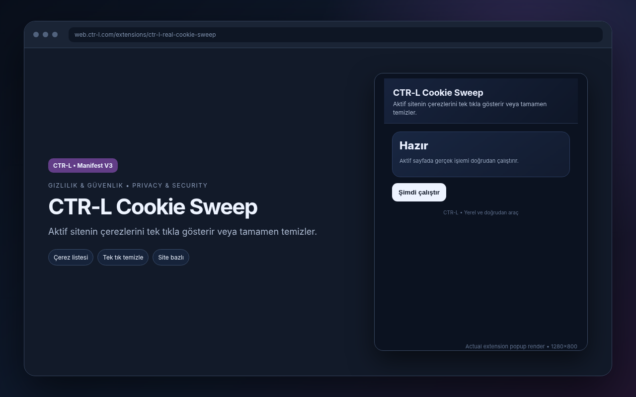 CTR-L Cookie Sweep media preview.