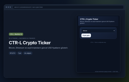 CTR-L Crypto Ticker