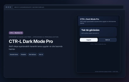 CTR-L Dark Mode Pro