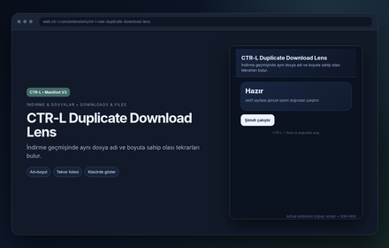 CTR-L Duplicate Download Lens