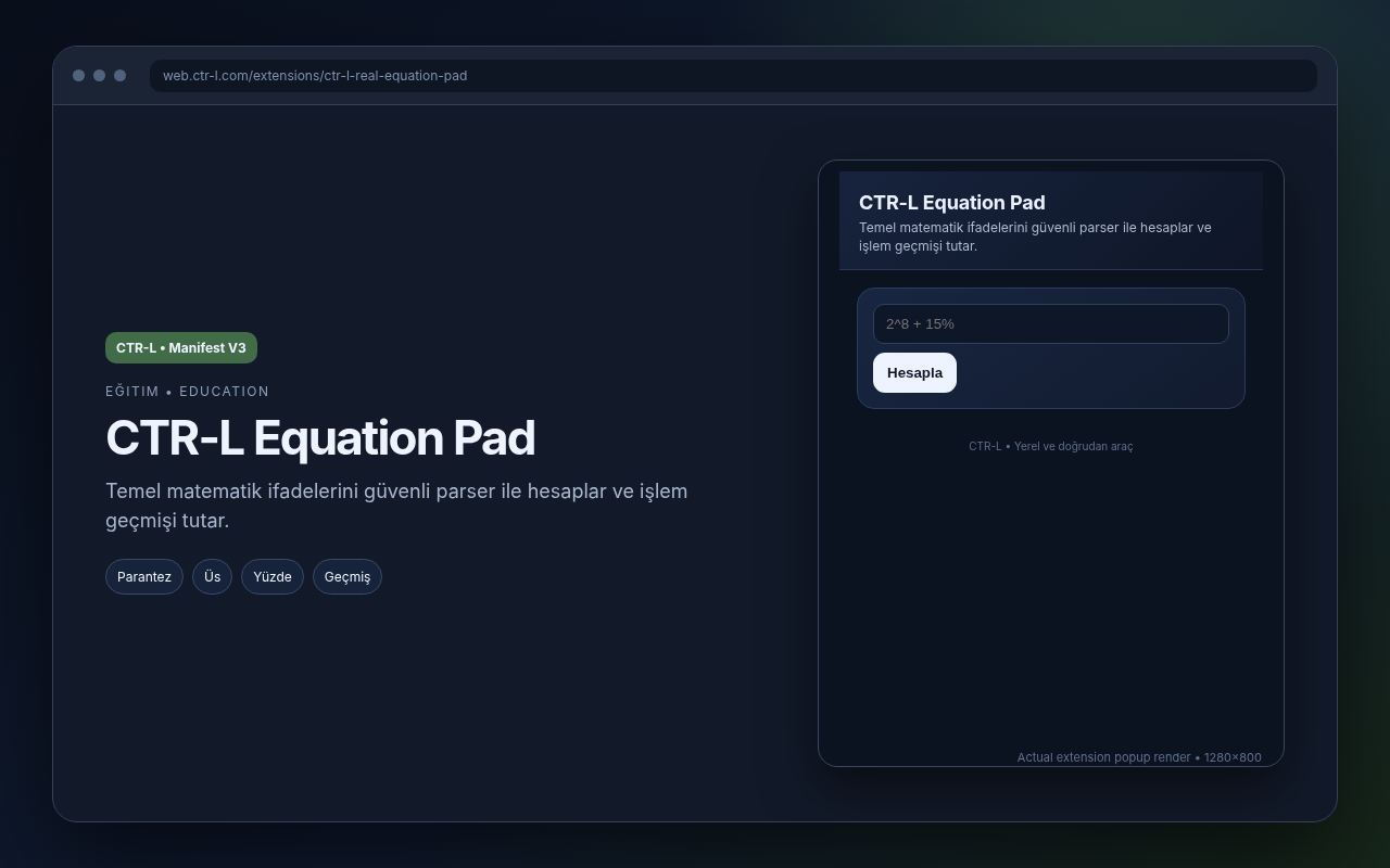 CTR-L Equation Pad media preview.