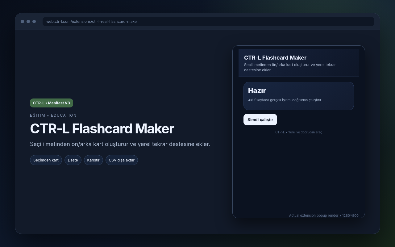 CTR-L Flashcard Maker media preview.