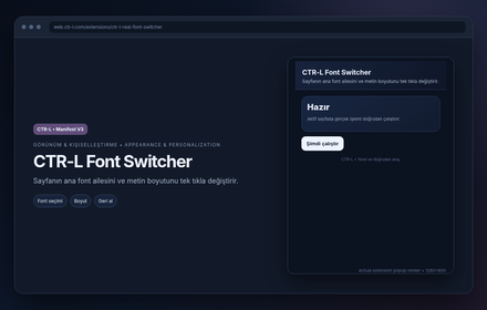 CTR-L Font Switcher