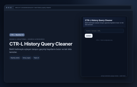 CTR-L History Query Cleaner