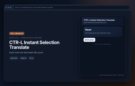 CTR-L Instant Selection Translate