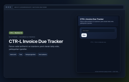 CTR-L Invoice Due Tracker