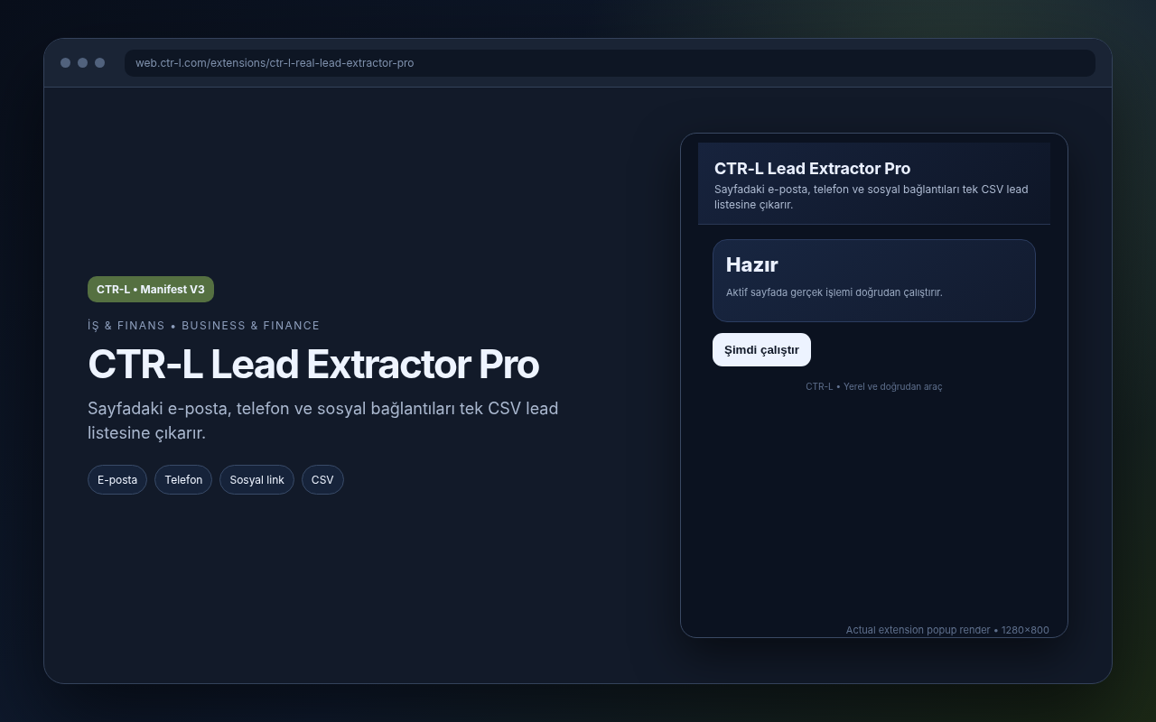 CTR-L Lead Extractor Pro media preview.