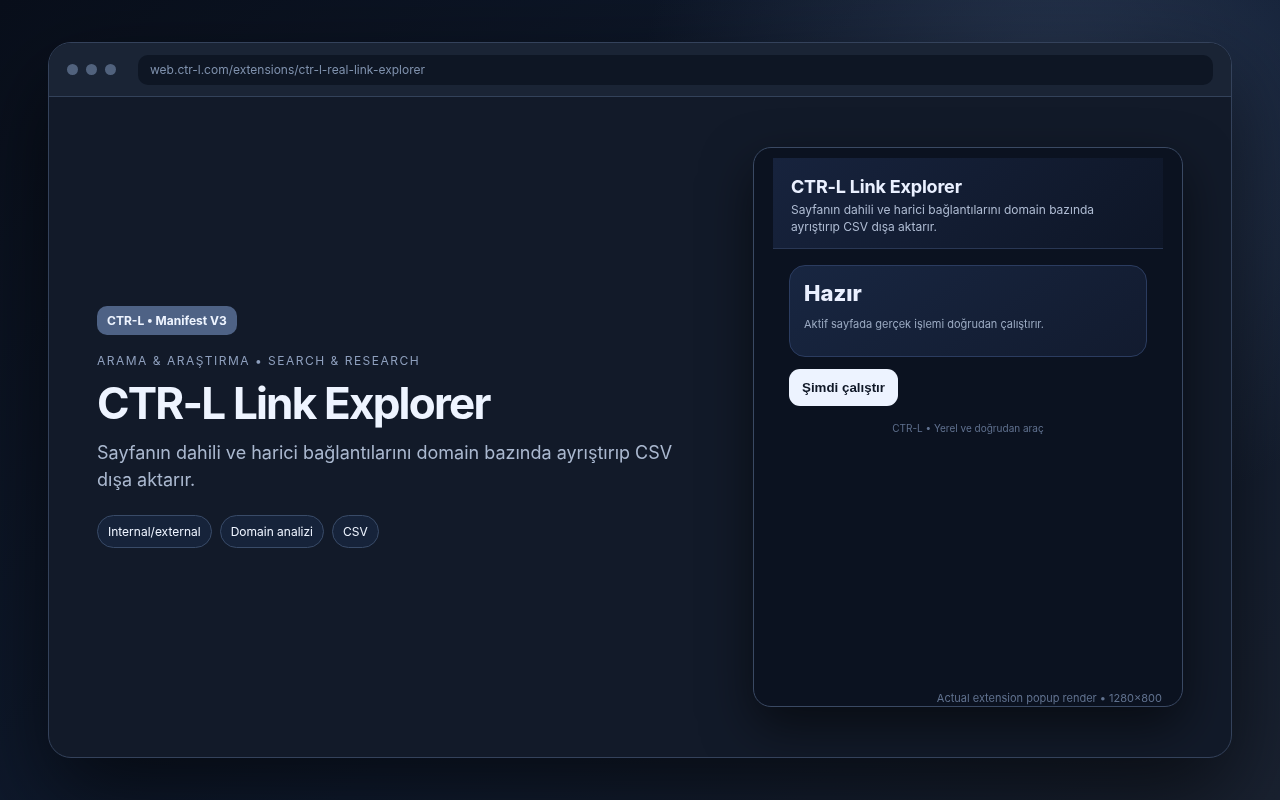 CTR-L Link Explorer media preview.