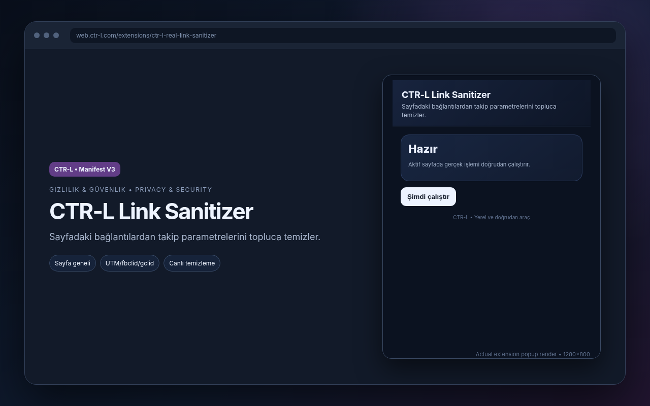 CTR-L Link Sanitizer media preview.