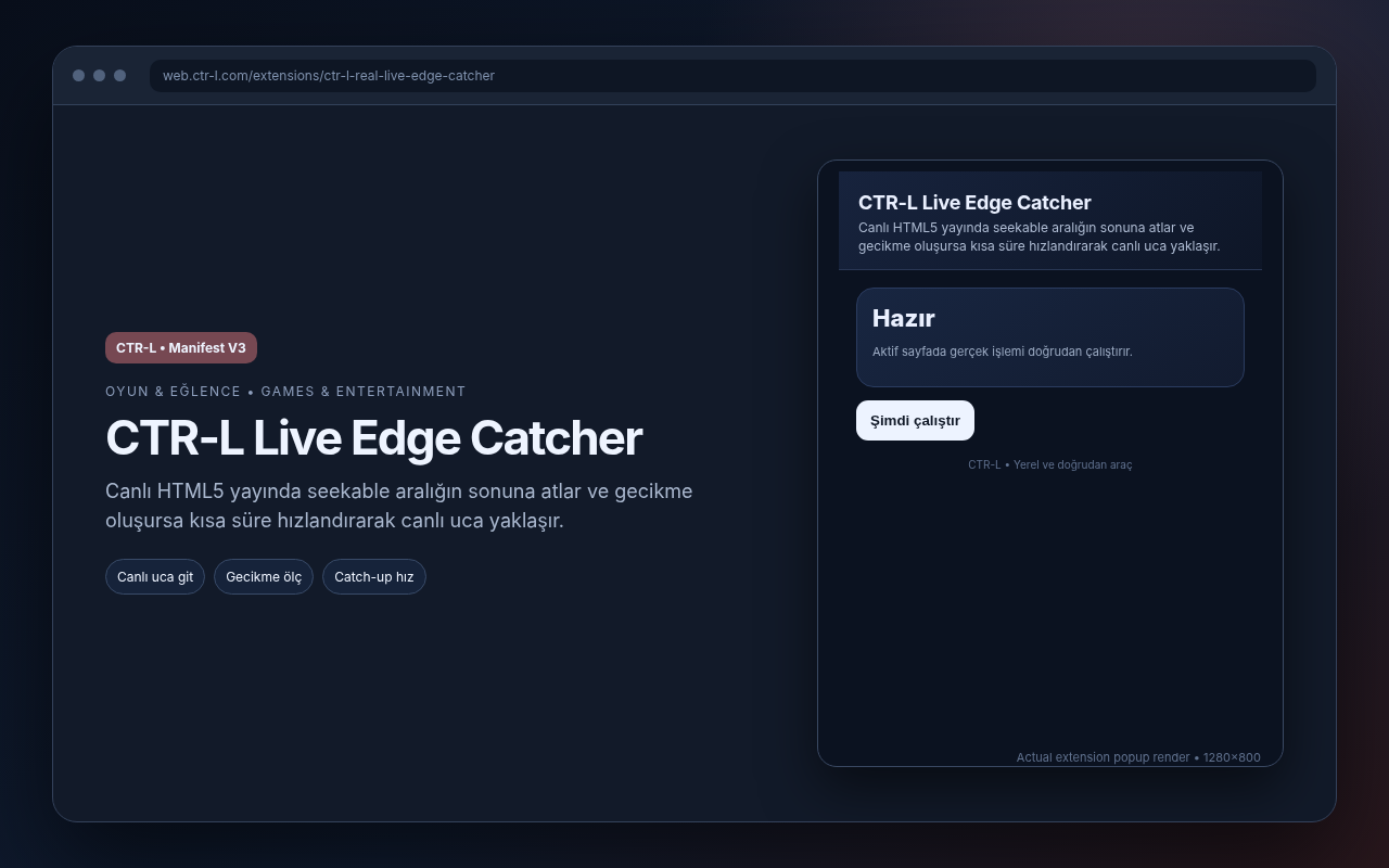 CTR-L Live Edge Catcher media preview.