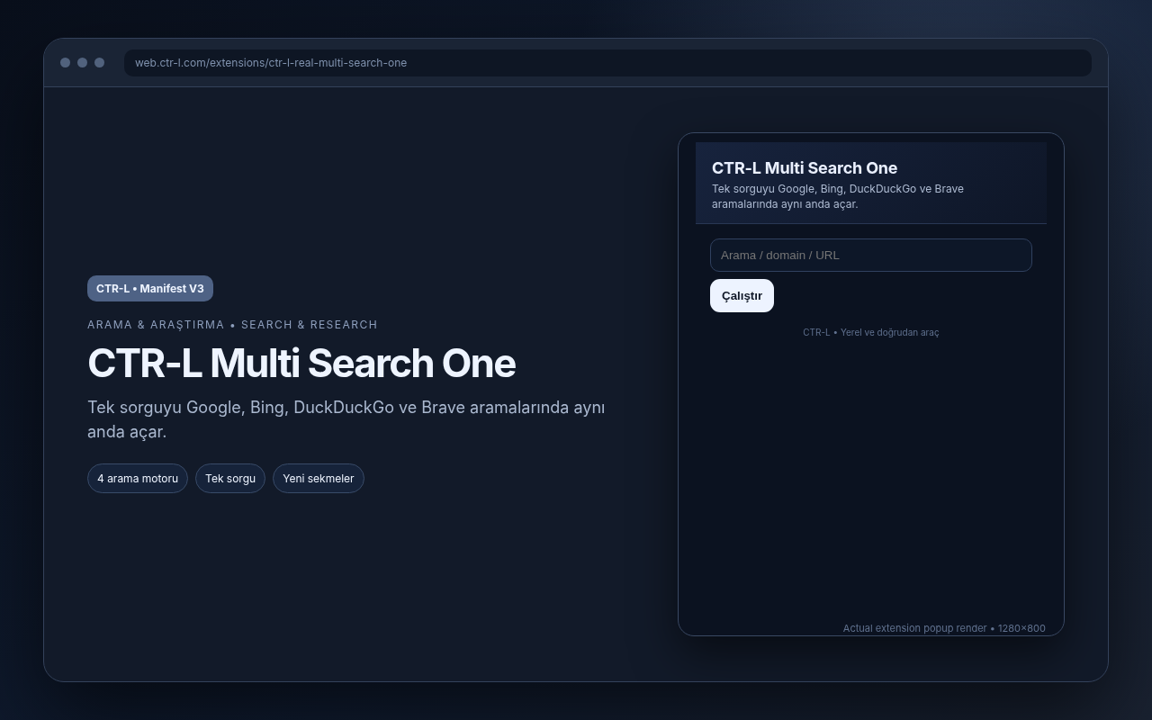 CTR-L Multi Search One media preview.