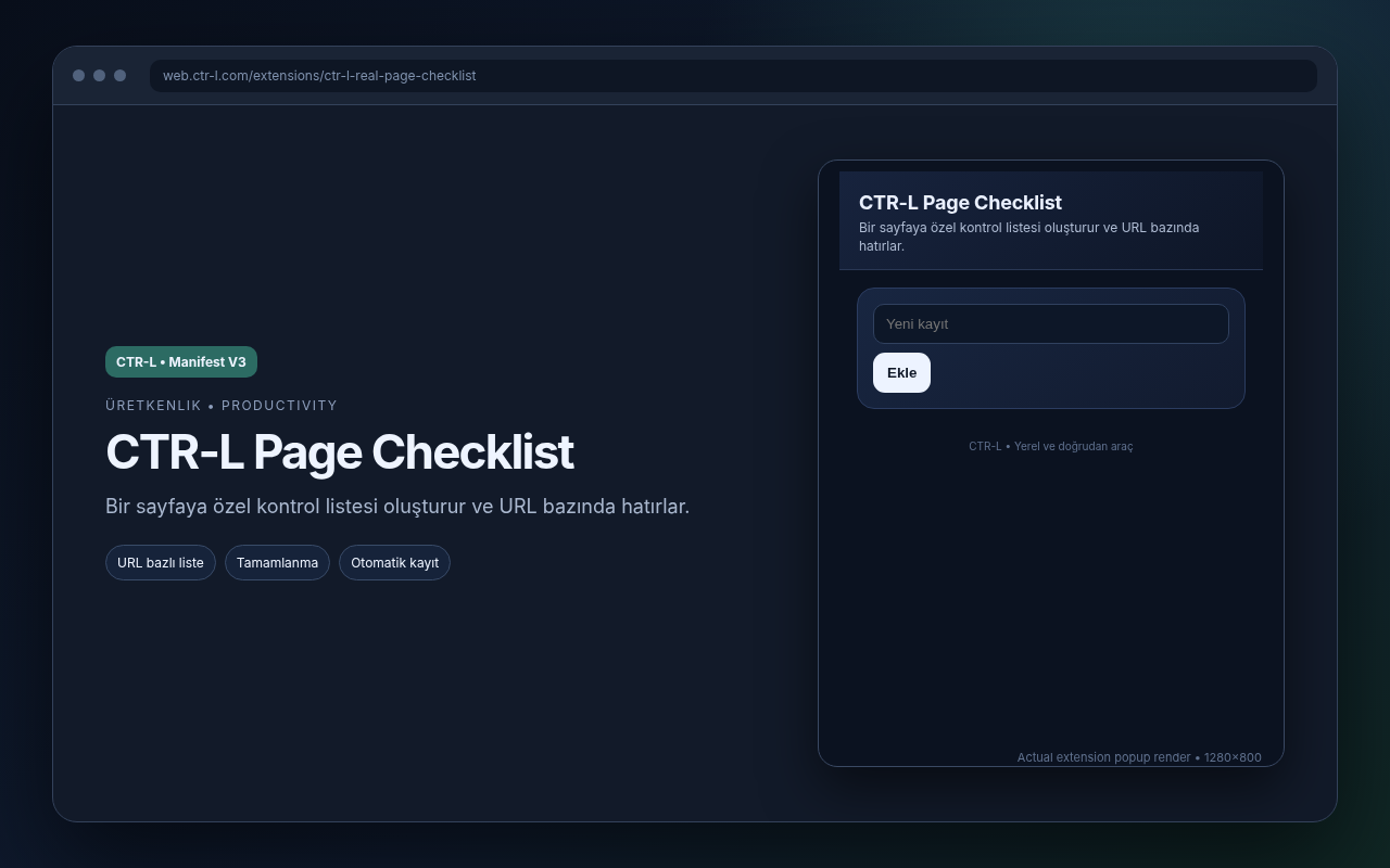 CTR-L Page Checklist media preview.