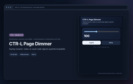 CTR-L Page Dimmer