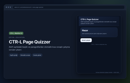 CTR-L Page Quizzer