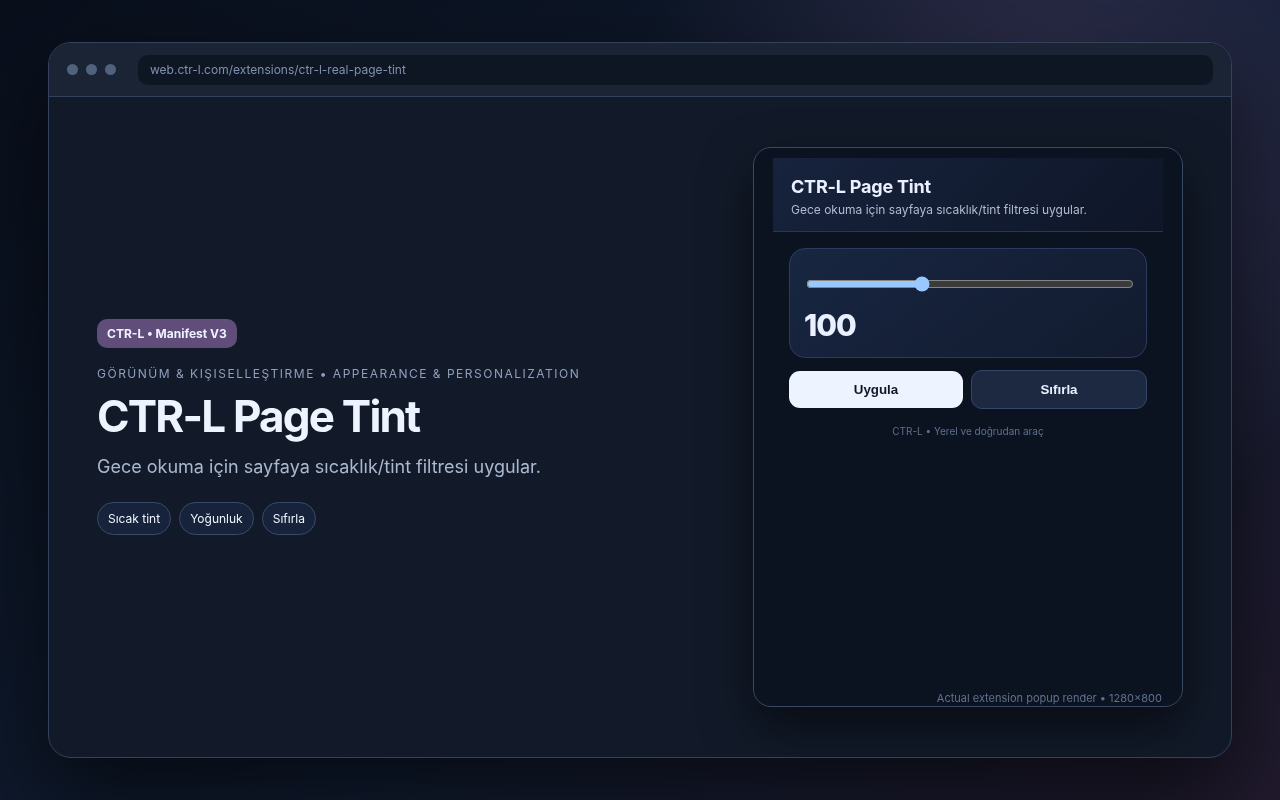 CTR-L Page Tint media preview.
