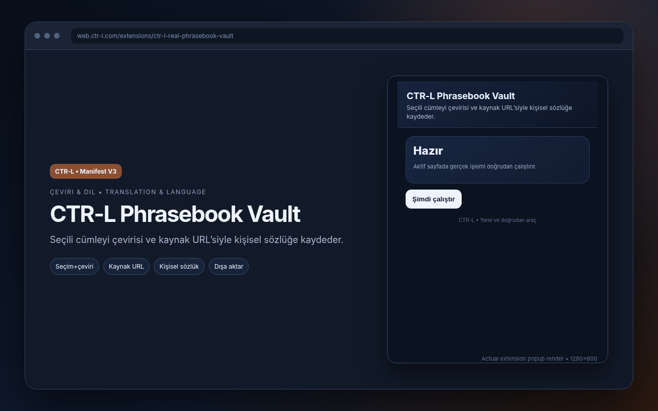 CTR-L Phrasebook Vault media preview.