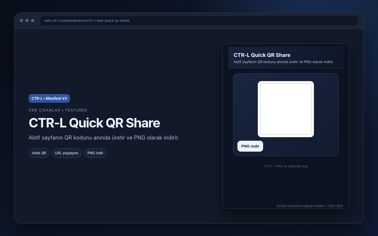 CTR-L Quick QR Share media preview.