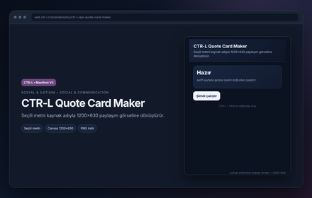 CTR-L Quote Card Maker