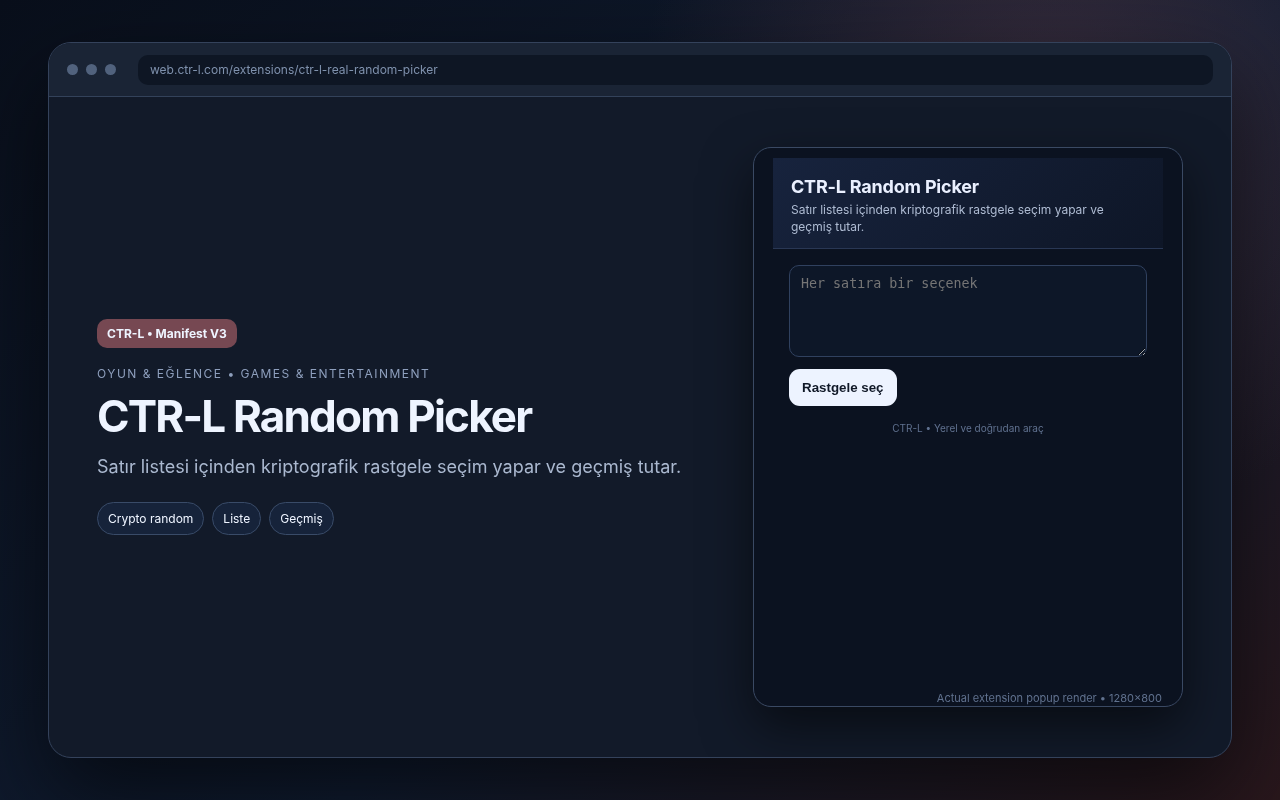 CTR-L Random Picker media preview.