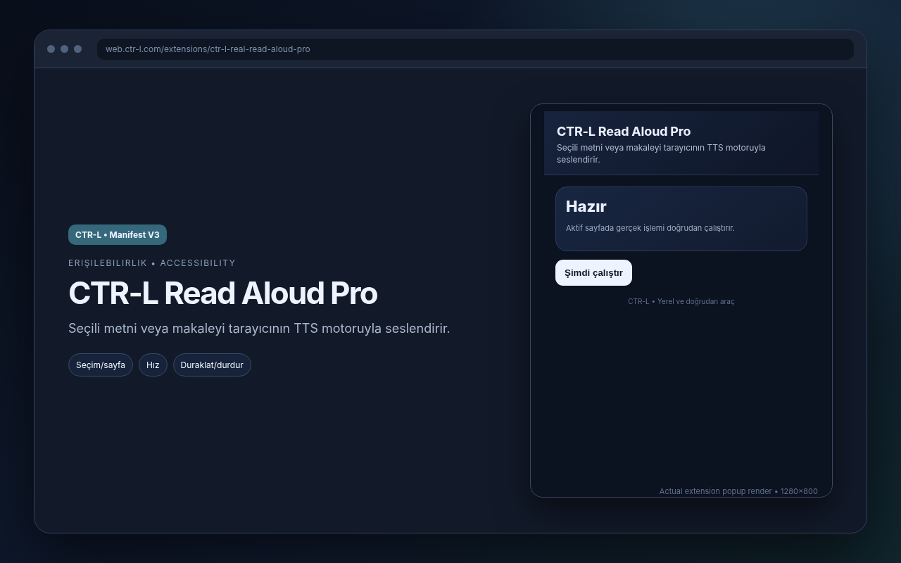 CTR-L Read Aloud Pro media preview.