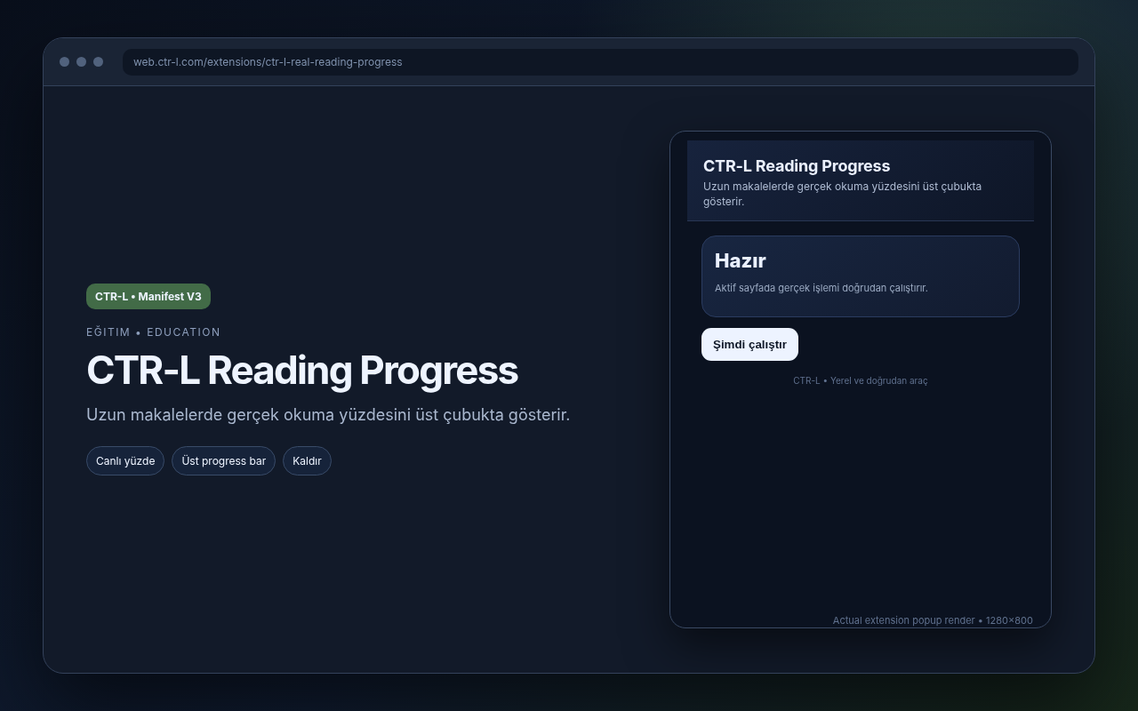CTR-L Reading Progress media preview.