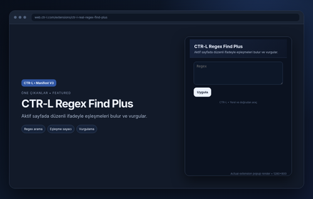 CTR-L Regex Find Plus