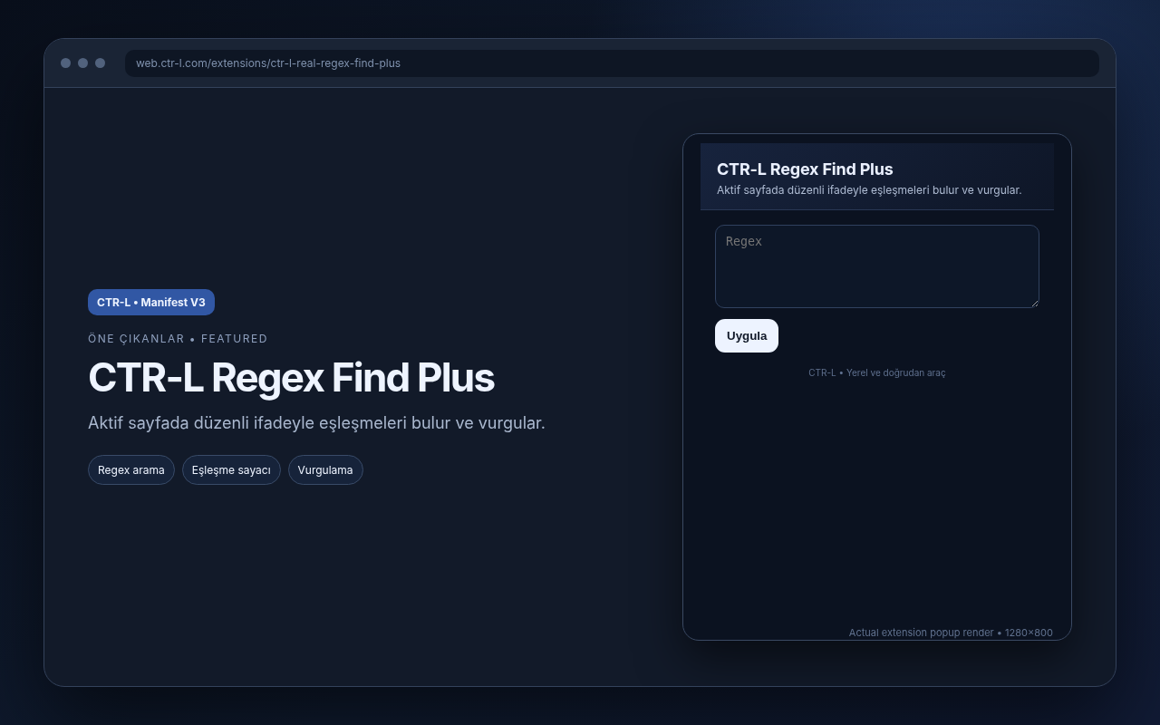 CTR-L Regex Find Plus media preview.
