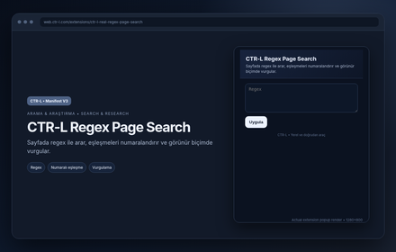 CTR-L Regex Page Search