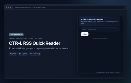 CTR-L RSS Quick Reader