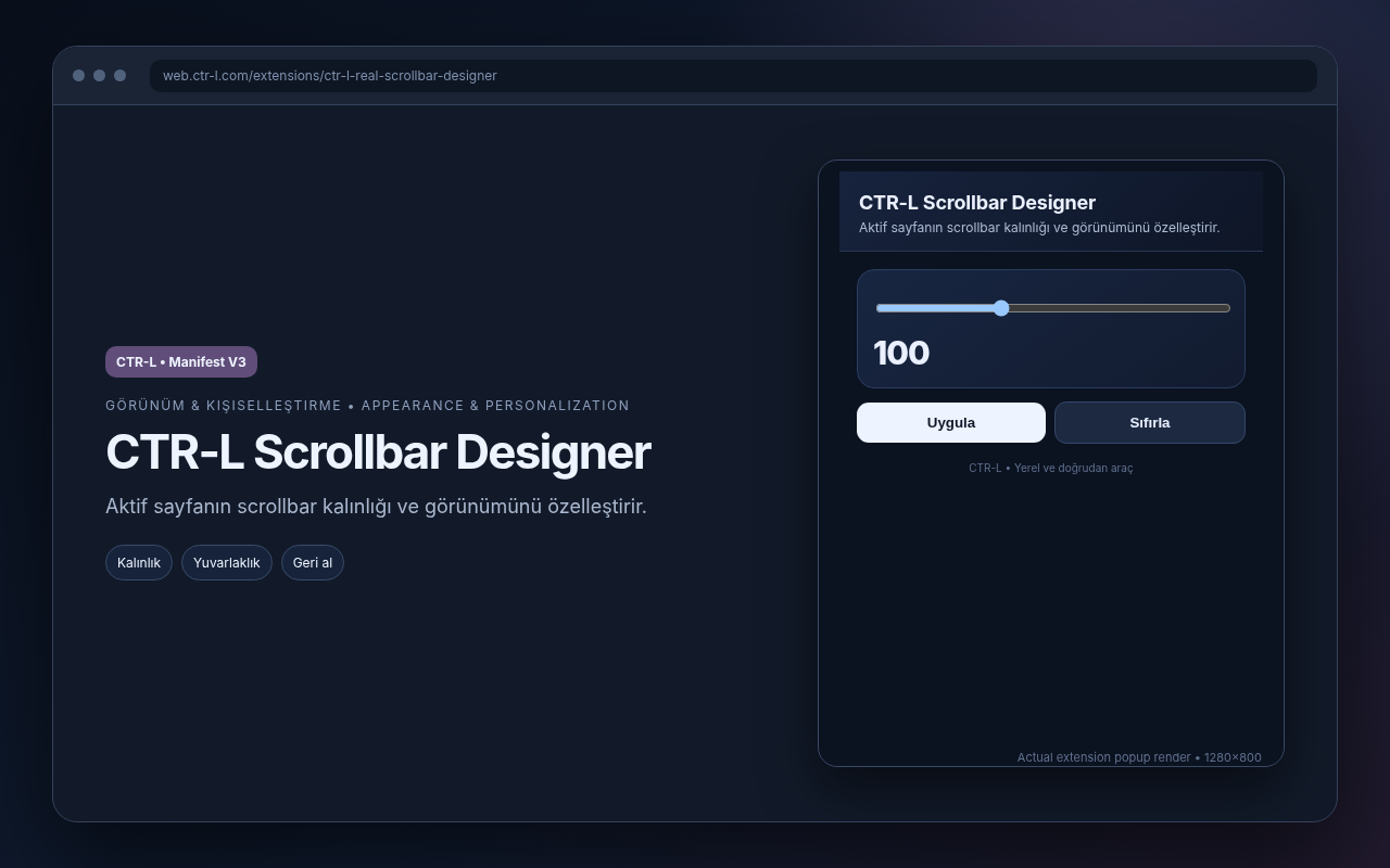 CTR-L Scrollbar Designer media preview.
