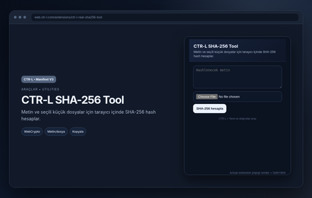 CTR-L SHA-256 Tool