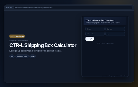 CTR-L Shipping Box Calculator