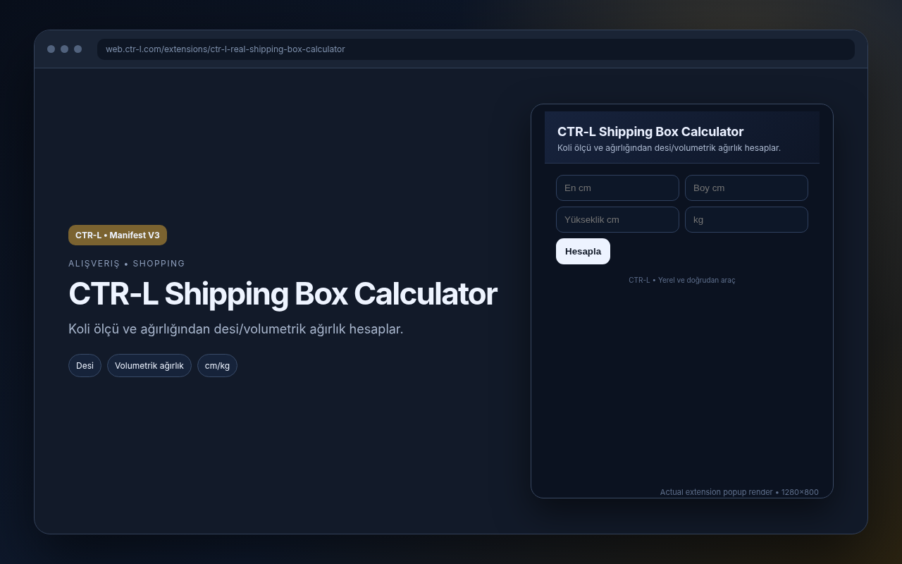 CTR-L Shipping Box Calculator media preview.