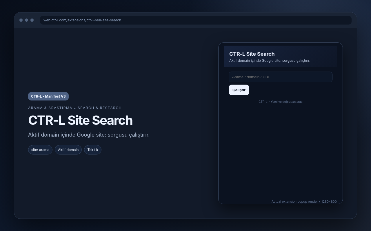 CTR-L Site Search media preview.
