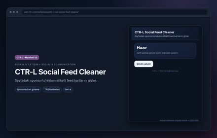 CTR-L Social Feed Cleaner
