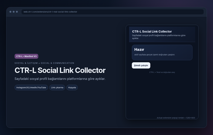 CTR-L Social Link Collector