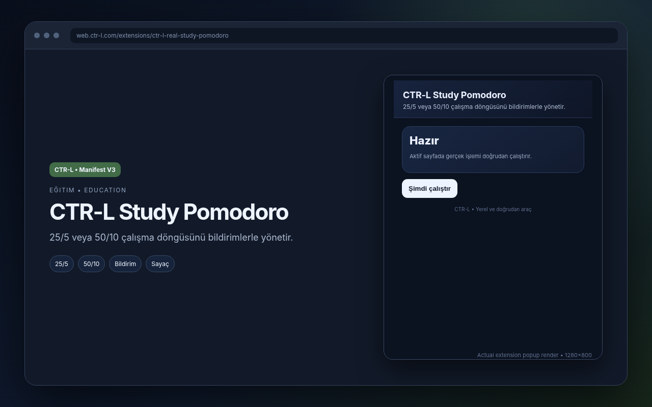 CTR-L Study Pomodoro media preview.